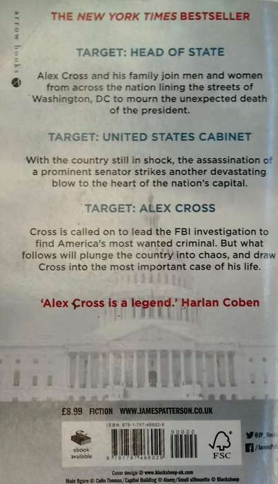 JAMES PATTERSON-TARGET ALEX CROSS 2018 SMALL PAPERBACK