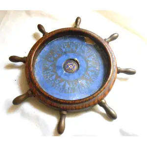 WINCHESTER UNION CASTLE SOUVENIR WHEELHOUSE SHAPED DRINKS COASTER