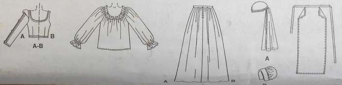 McCALLS COSTUMES 2793 ELIZABETHAN COSTUMES SIZE 12-14-16 COMPLETE-UNCUT-F/FOLDED
