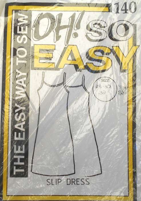 OH SO EASY 140 SLIP DRESS SIZE 28-30-32 COMPLETE
