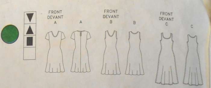 VOGUE 9426 DRESS & PINAFORE SIZE 12-14-16 DRESS PATTERN B NOT SUPPLIED- CUT TO 14