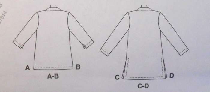 McCALLS 4111 PLEATED SHIRT IN 2 LENGTHS SIZE 12-14-16-18 COMPLETE-UNCUT-F/FOLDED