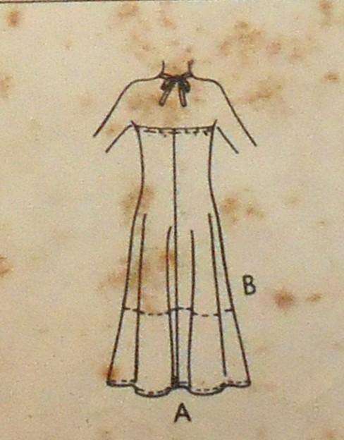 VINTAGE McCALLS 7079 FLARED DIAS CUT DRESS SIZE PETITE 6-8 COMPLETE