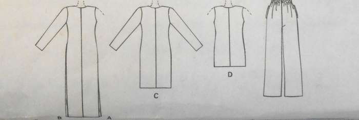 McCALLS 7177 DRESS IN 2 LENGTHS-UNLINED WAISTCAOT-PANTS SIZE 14-16-18 COMPLETE-CUT TO 18