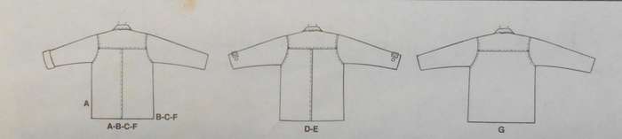 McCALLS 9020 UNISEX UNLINED OR LINED JACKET SIZE LARGE 42-44 COMPLETE-UNCUT-F/FOLDED