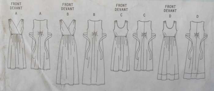 BUTTERICK B5489 SEMI FITTED SLEEVLESS DRESS SIZE 14-16-18-20-22 COMPLETE-CUT TO 16