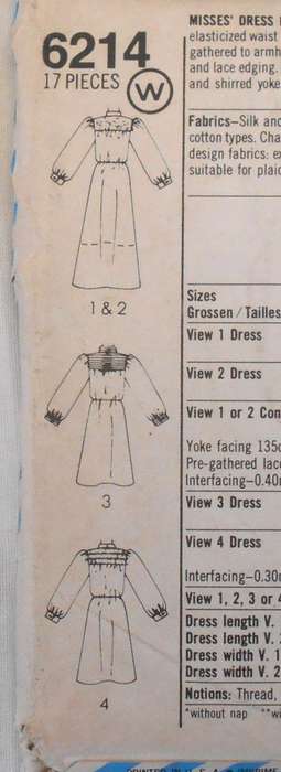 SIMPLICITY 6214 DRESS & SASH SIZE 12-COMPLETE
