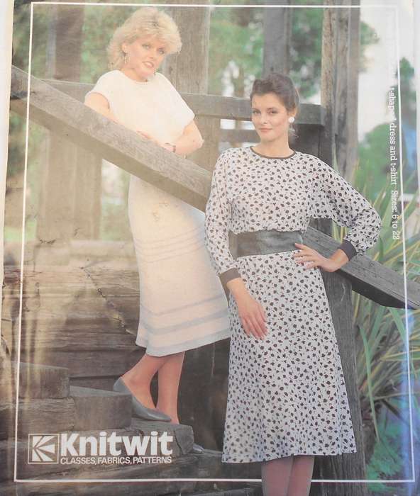 KNITWIT 4300 LADIES T-SHAPED DRESS & T-SHIRT SIZES 6-22