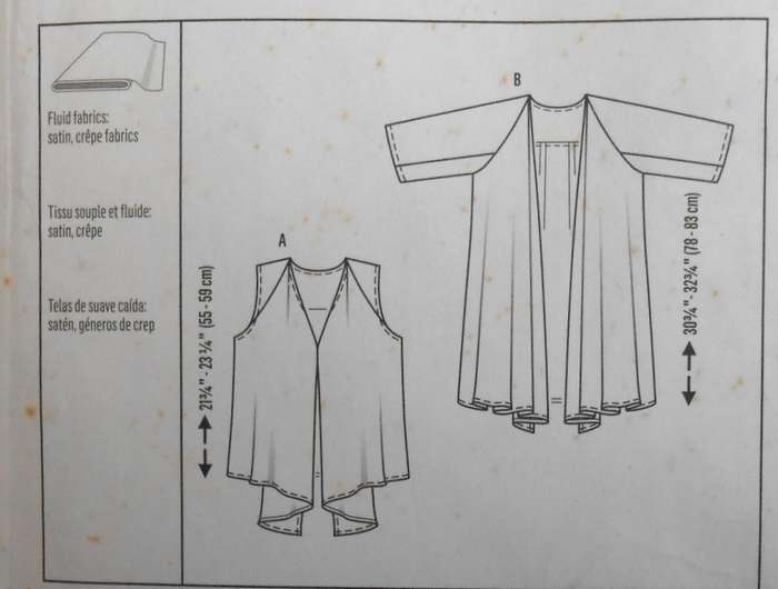 BURDA 7222 SHIRT & JACKET SIZE 10-22 COMPLETE CUT TO 14