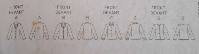 BUTTERICK 3573 LOOSE FITTING FRONT BUTTON JACKETS SIZE-8-10-12-COMPLETE-UNCUT-F/FOLDED