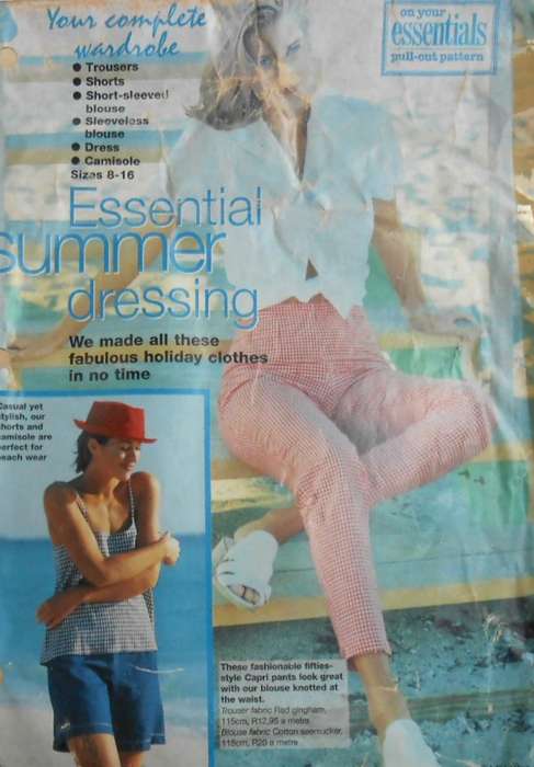 ESSENTIAL E108 ESSENTIAL SUMMER DRESSING SIZES 8-18-PATTERN CUT