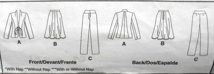 McCALLS M5481 LINED JACKET-SKIRT-PANTS SIZE 16-18-20-22 COMPLETE-CUT TO 20