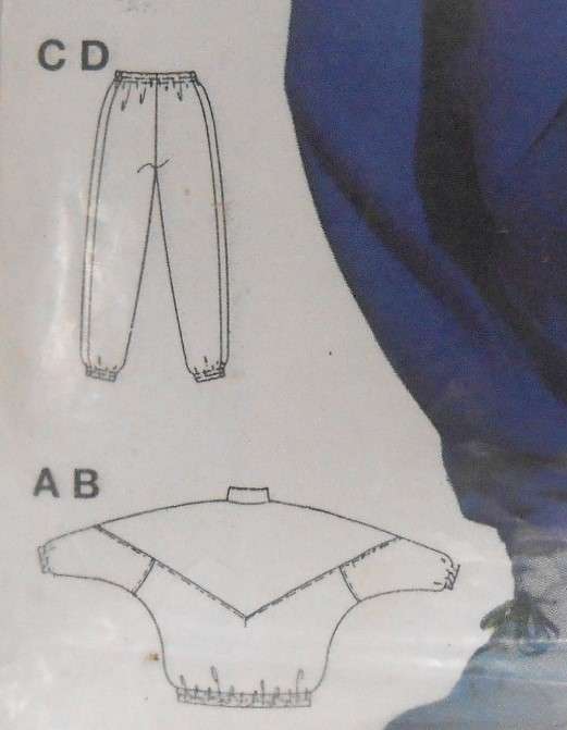 BURDA 4202 UNISEX TRACKSUIT SIZE 34-36+38-40+42-44+46-48 COMPLETE-UNCUT-F/FOLDED