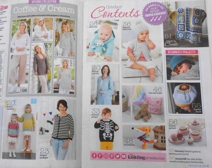 KNITTING & CROCHET FROM WOMAN'S WEEKLY OCTOBER 2018 - 68 PAGES