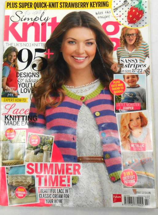 UK SIMPLY KNITING ISSUE 122 JULY 2014 100  PAGES