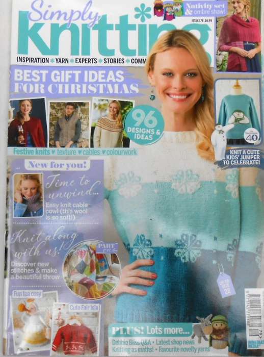 UK SIMPLY KNITING ISSUE 179 2018 100 PAGES