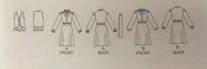 BUTTERICK 3930 LOOSE FITTING DRESS WITH SLEEVELESS CARDIGAN SIZE 14 COMPLETE-UNCUT-F/FOLDED