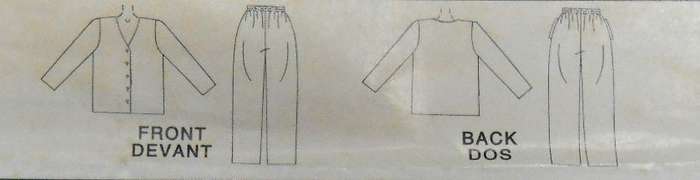 McCALLS 8502 JACKET-TOP-PULLON PANTS SIZE L-XL ((16-22) COMPLETE-CUT TO XL