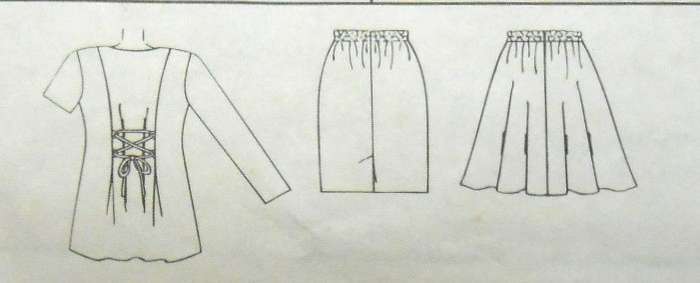McCALLS 8179 TWO PIECE DRESS SIZE 10-12-14 COMPLETE-UNCUT-F/FOLDED