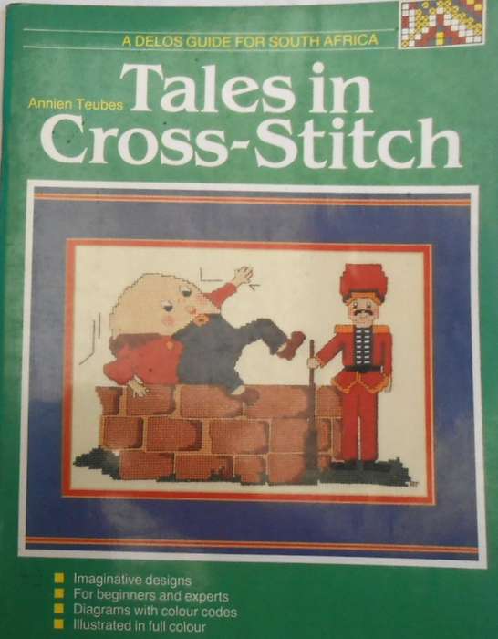 TALES IN CROSS STITCH-ANNIEN TEUBES-DELOS GUIDE-36 PAGES SOFT COVER