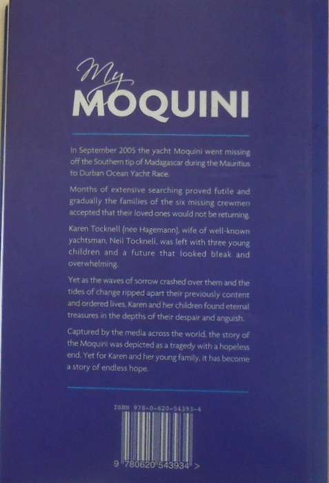 MY MOQUINI-KAREN TOCKNELL-178 PAGE SOFT COVER-SIGNED BY AUTHOR