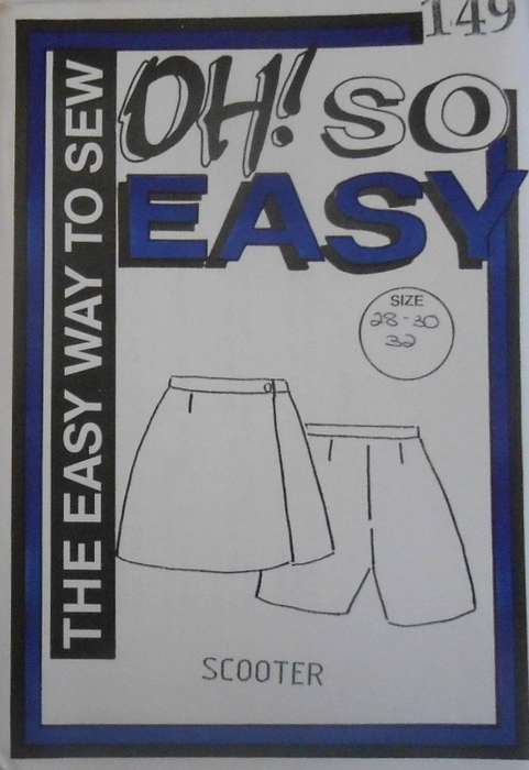 OH! SO EASY-149 SCOOTER SIZE 28-30-32- COMPLETE-UNCUT-F/FOLDED