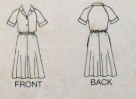 BUTTERICK 3802 DRESS SIZE 14-16-18 COMPLETE