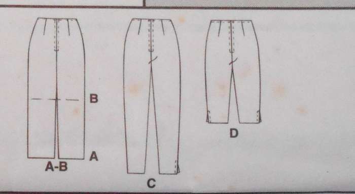 McCALLS 8576 PANTS & SKIRT IN 2 LENGTHS SIZE 12-14-16 COMPLETE- CUT TO 16