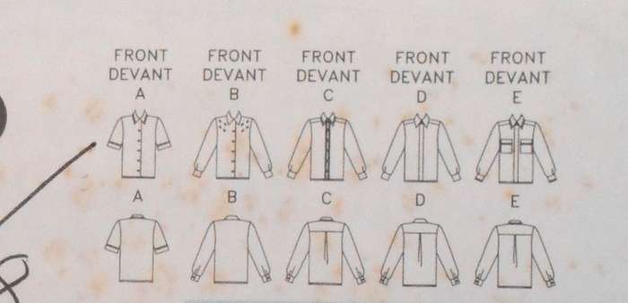 BUTTERICK 4309 VERY LOOSE FITTING BLOUSES SIZE 14-16-18 COMPLETE-CUT TO 18