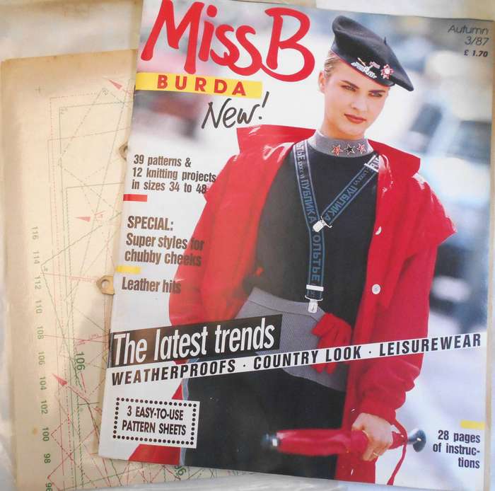 BURDA MISS B AUTUMN 3/87 WITH PATTERNS