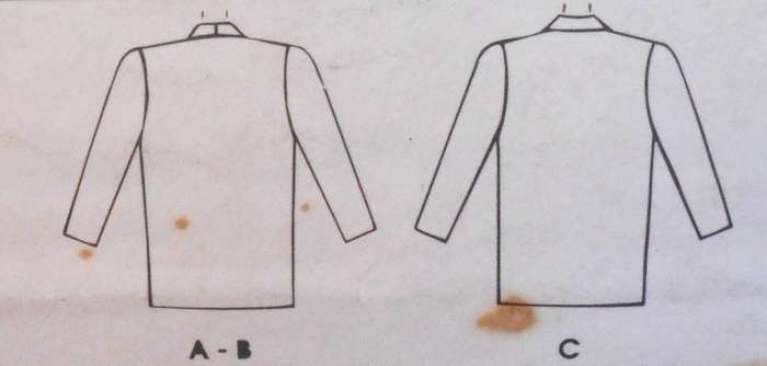 McCALLS 8083 UNLINED OR LINED JACKET SIZE 10-12-14 COMPLETE-CUT TO 12