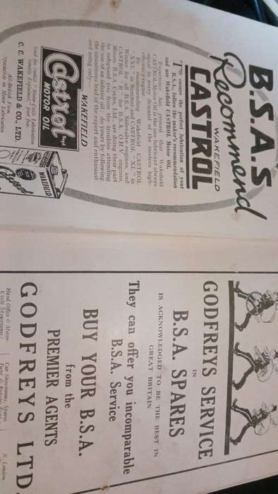 The Book of the B.S.A. (The Motorcyclist's Library) 1928 (also with 1929 models supplement)
