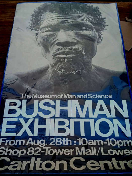 Bushman Exhibition Poster - 1985