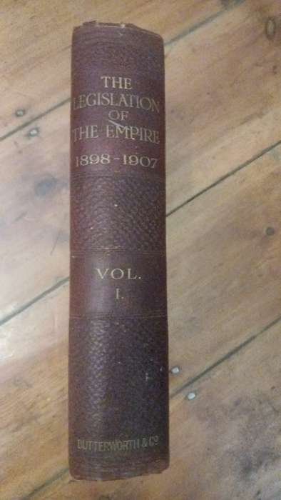The Legislation of the Empire (1909)