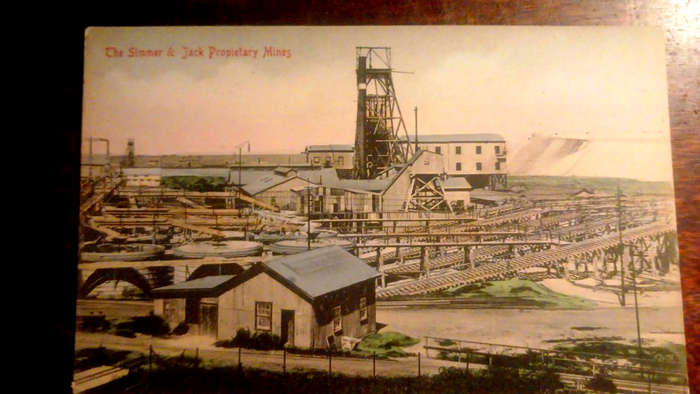 The Simmer & Jack Propietary Mines -  (postcard)
