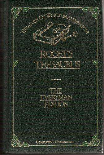 Thesaurus of English Words and Phrases (faux leather binding)