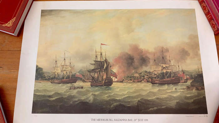 Saldanha Bay, 1781 -  numbered print