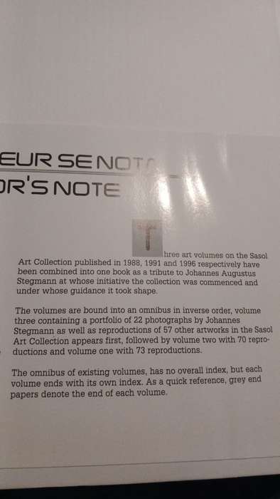 The Sasol Art Collection (three volumes in one)