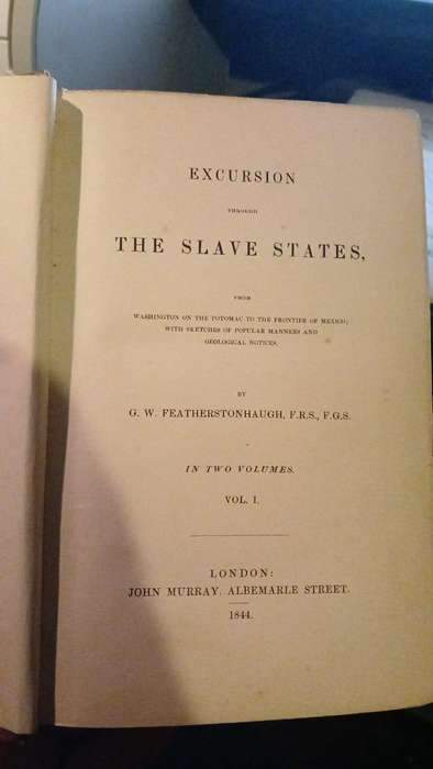 Excursion through the Slave States (1844)