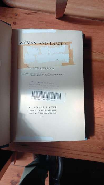 WOMAN AND LABOUR by Olive Schreiner (1911)