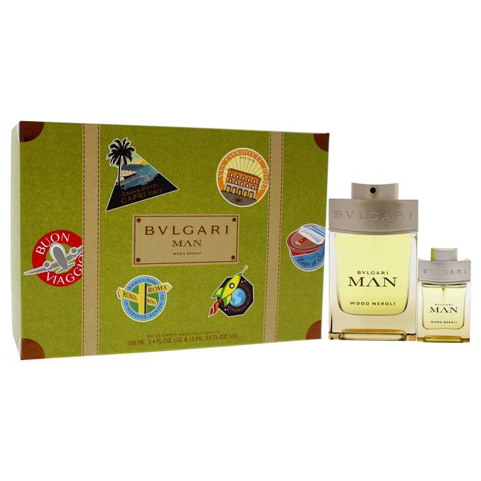 Bvlgari Man Wood Neroli Duo Gift set for Men 100ml EDP+15ml EDP