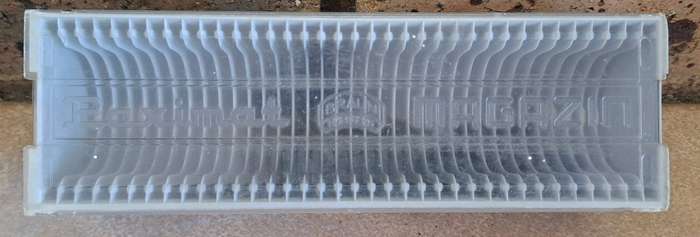 Rowi Vintage Metal 35mm Slide Case with Original Box Plus Baximat 35MM Straight Cassette Holder