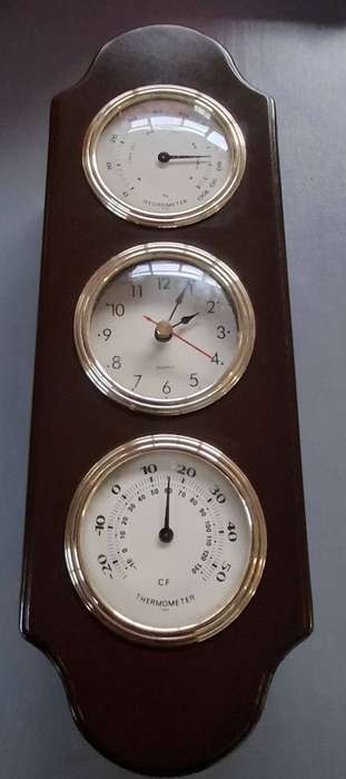 Hygrometer Quartz Thermometer Set