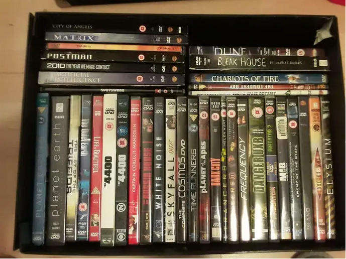 Box Set Of 36 Dvd's