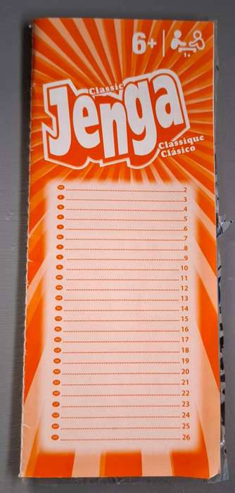 Jenga Wood Block Stacking Game 54 Pieces