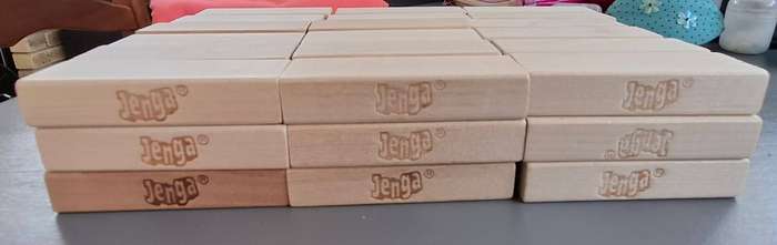 Jenga Wood Block Stacking Game 54 Pieces