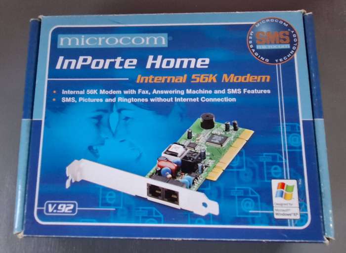 Microcom Internal 56K PCI Modem Card