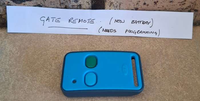 Garage Remote Fitted With New Battery