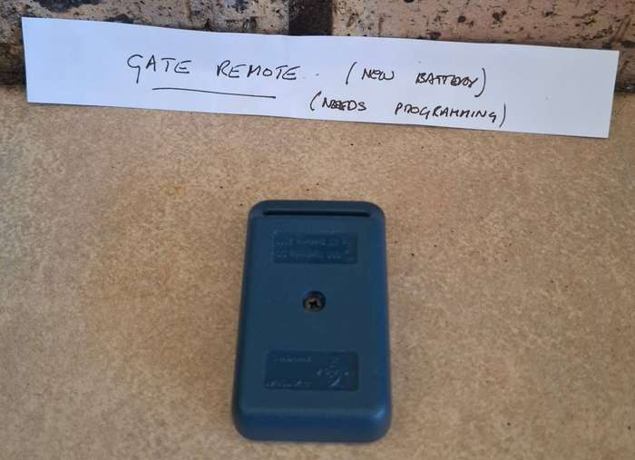 Garage Remote Fitted With New Battery