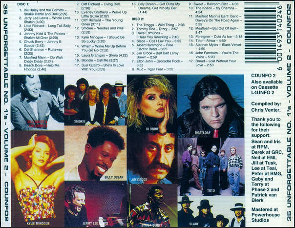35 Unforgettable No 1's Volume 2 Cd Set